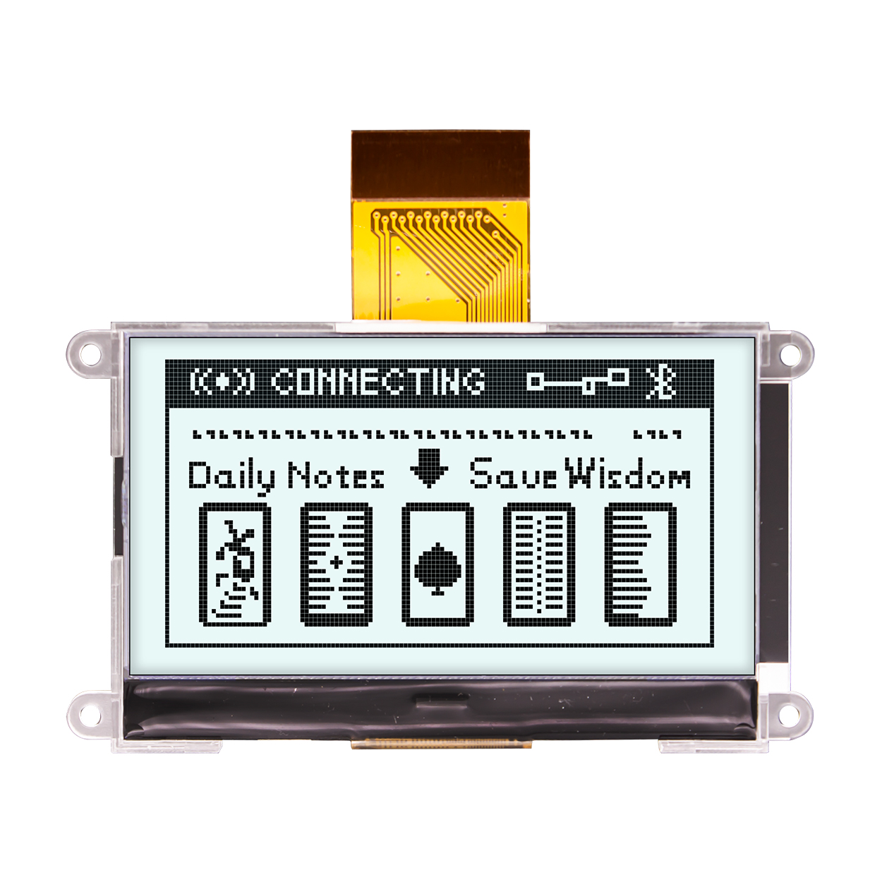 128x64 2.8 inch Graphic LCD Display - FSTN(+)Black on white - ST7565R -Arduino