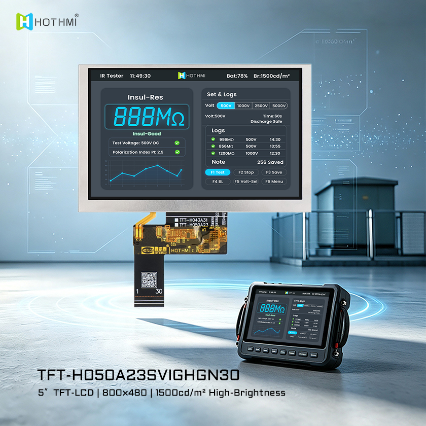 5 Inch High Brightness TFT LCD Display With MIPI DSI LVDS Interface 
