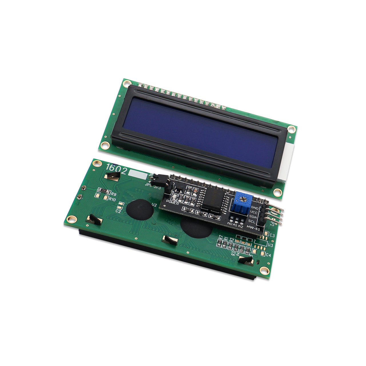 16x2 I2C Character Dot-Matrix LCD Module STN-Transmissive LCD with ST7066U Controller