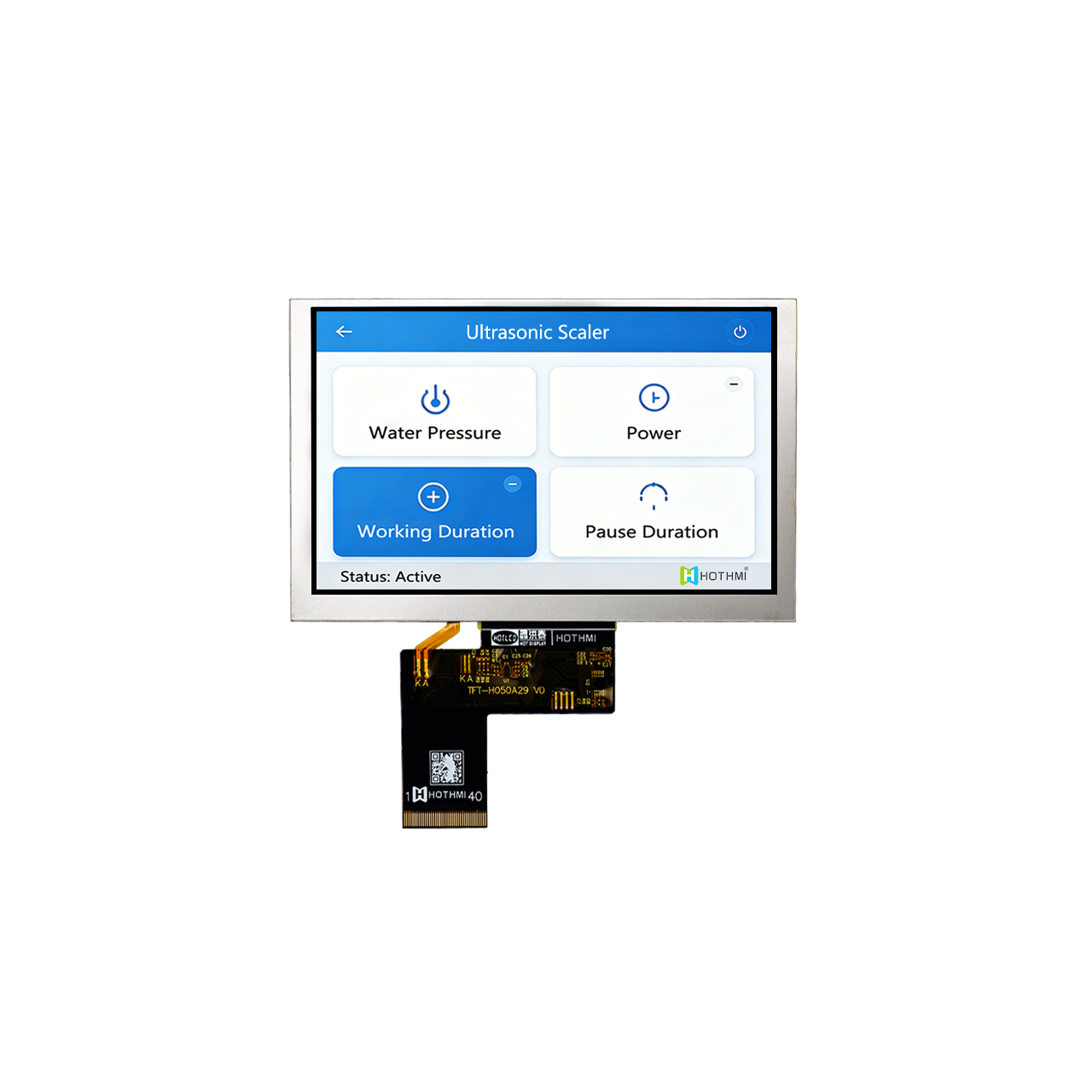 5.0-Inch Ultra-High Brightness TFT LCD Module 800x480 Sunlight Readable Display