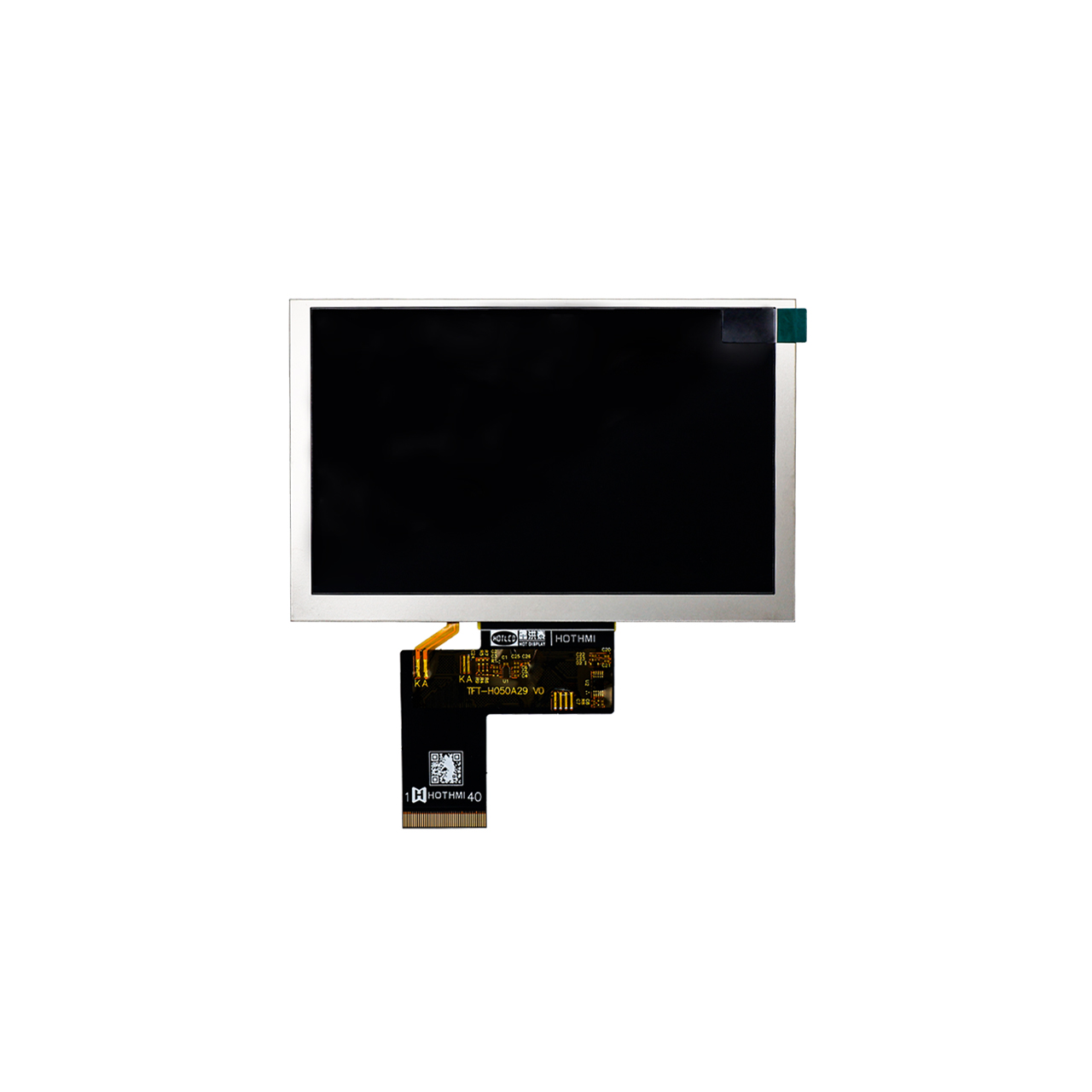5.0-Inch Ultra-High Brightness TFT LCD Module 800x480 Sunlight Readable Display