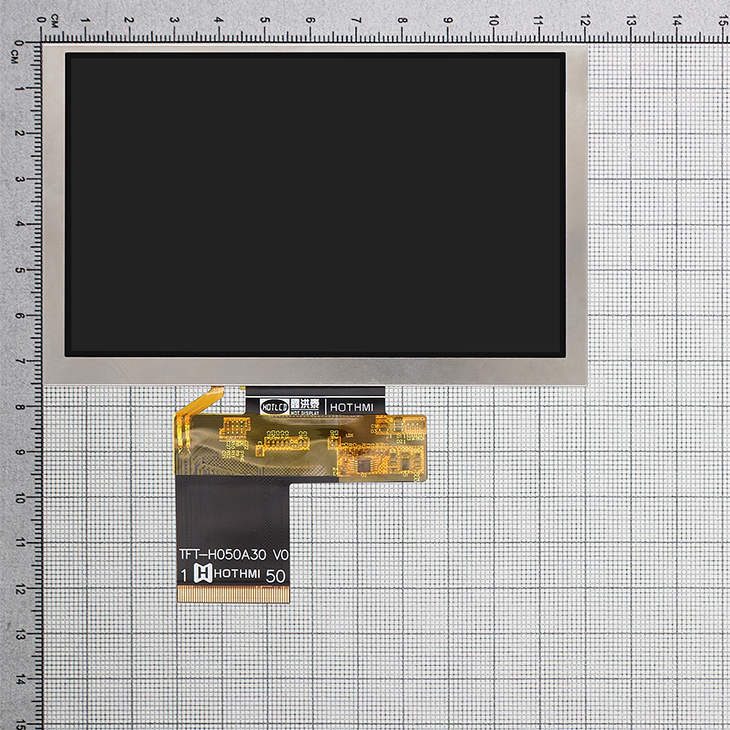 5.0-inch Ultra-high brightness Display 800x480 TFT LCD For Outdoor Instrument