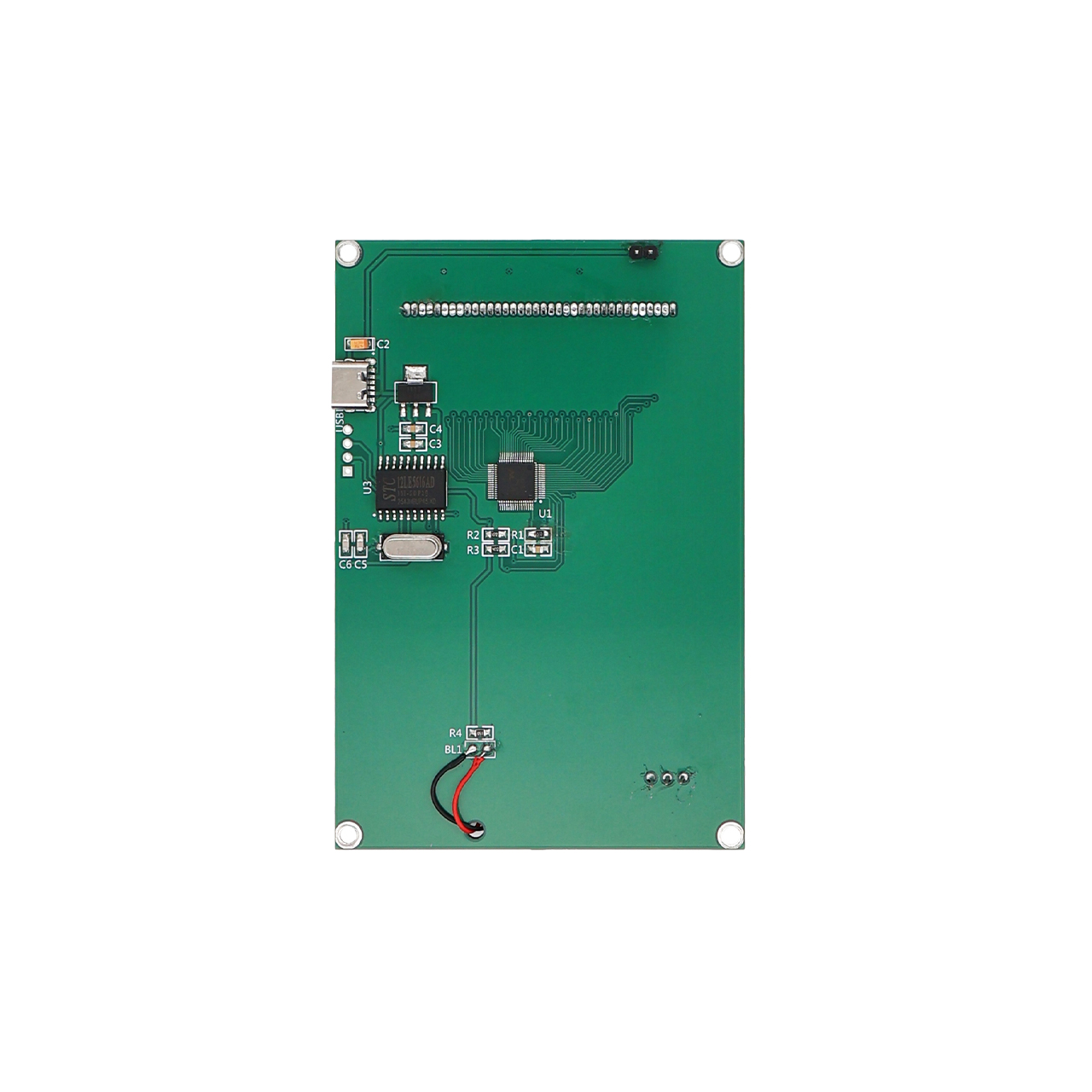 Custom HTN LCD Transflective Segment Display With Backlight