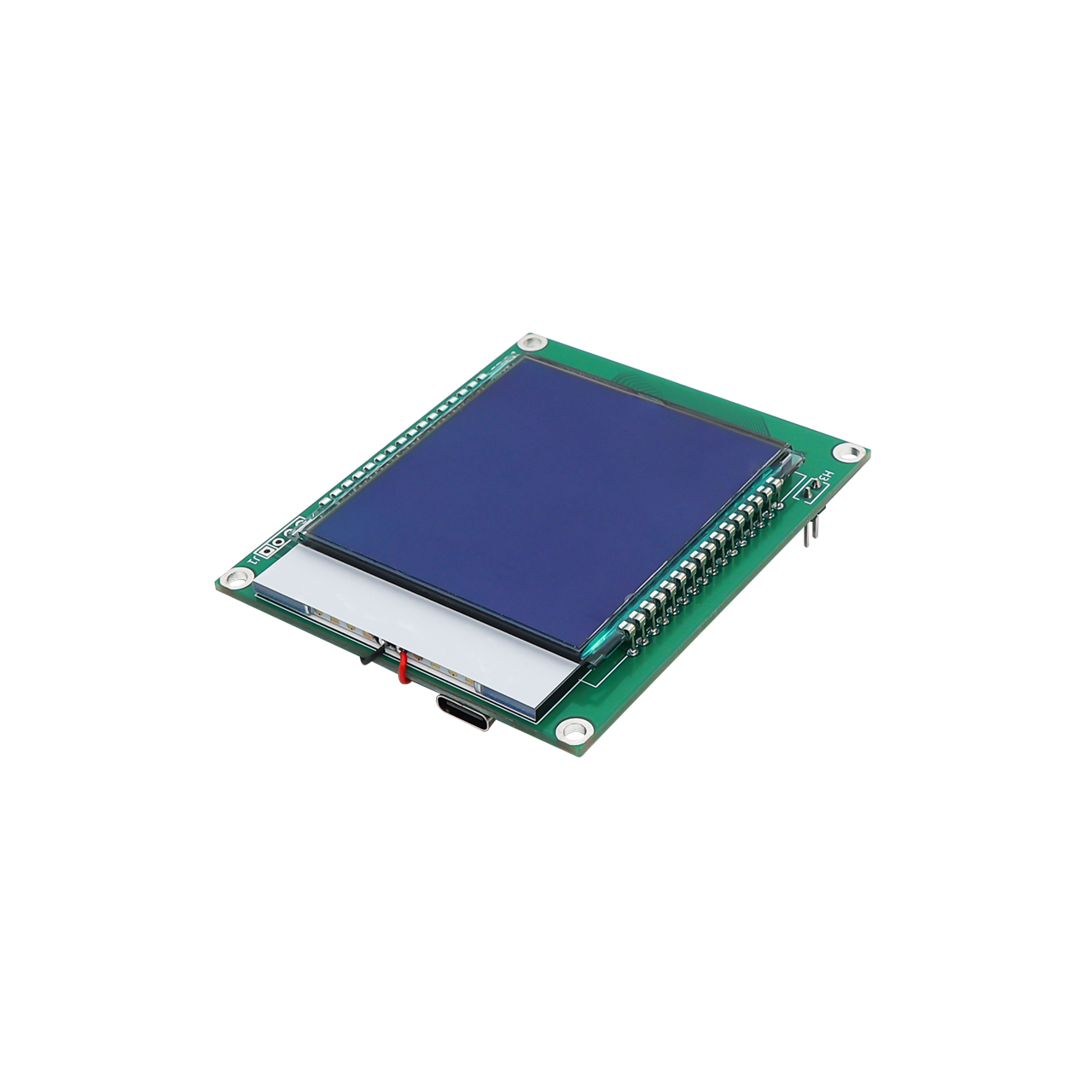 Custom LCD Display Segment Panel STN-Blue Background White Backlight