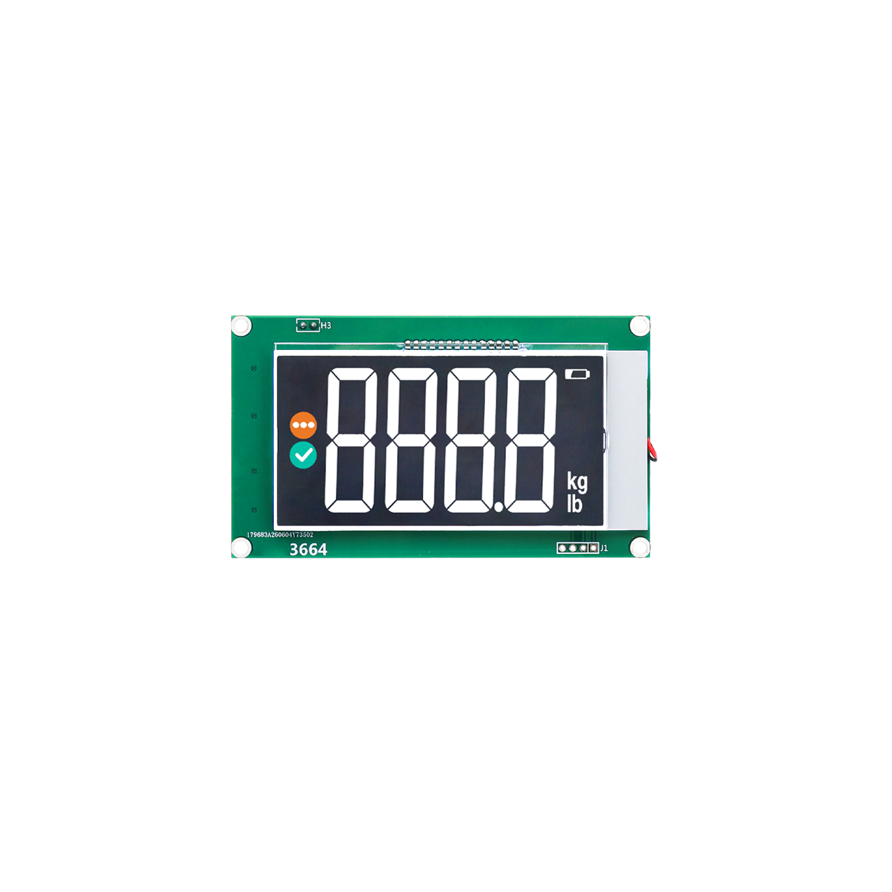 Custom TN Transmissive Display Segment LCD Display For Industrial