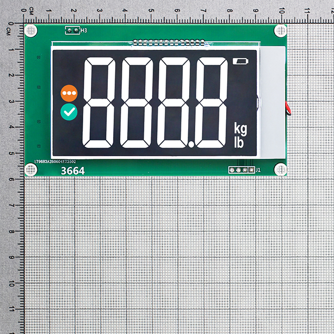 Custom TN Transmissive Display Segment LCD Display For Industrial