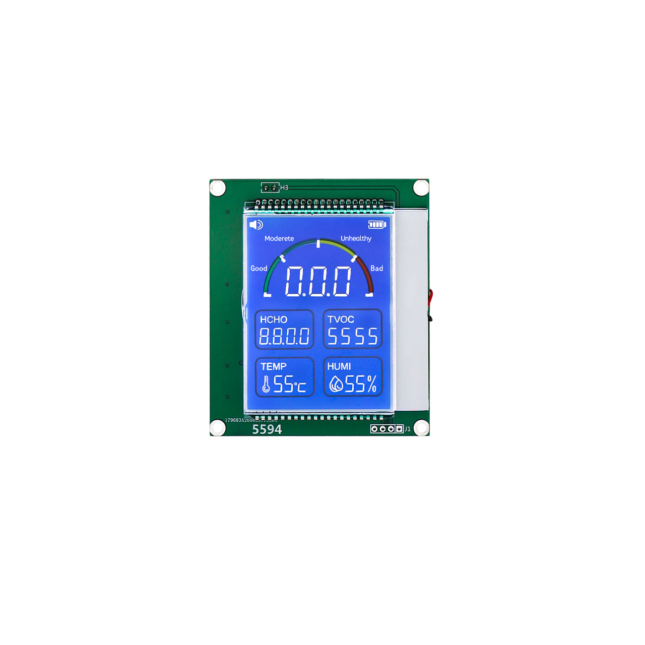 Wide Temperature Segment LCD STN Display For Industrial Control