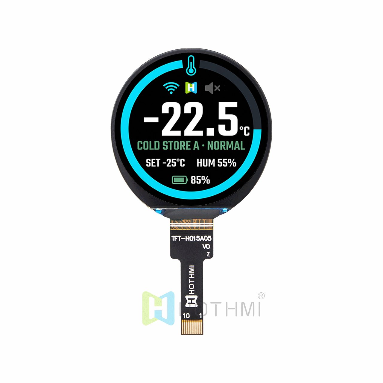 1.5 Inch Round TFT LCD Display | 360x360 Resolution With ST77916 Controller